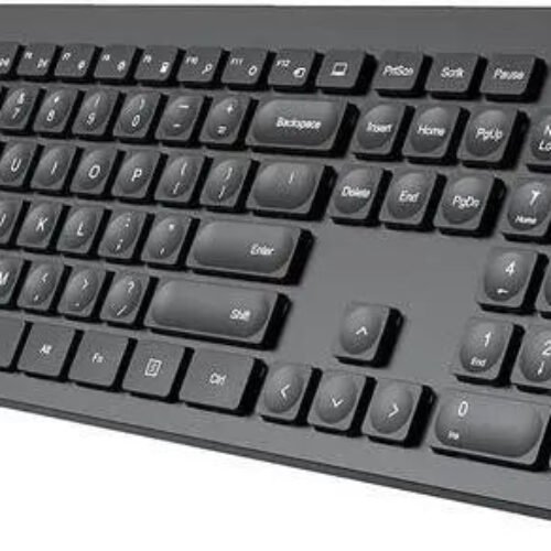 Arteck 2.4G Wireless Keyboard Ultra Slim Full Size Keyboard with Numeric Keypad and Media Hotkey for Computer/Desktop/PC/Laptop/Surface/Smart TV and Windows 11/10/ 8/7