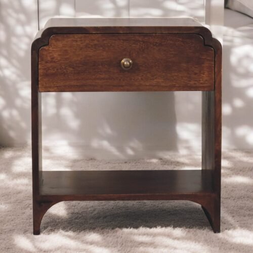 Artisan Furniture Solid Wood California Walnut Newton Bedside