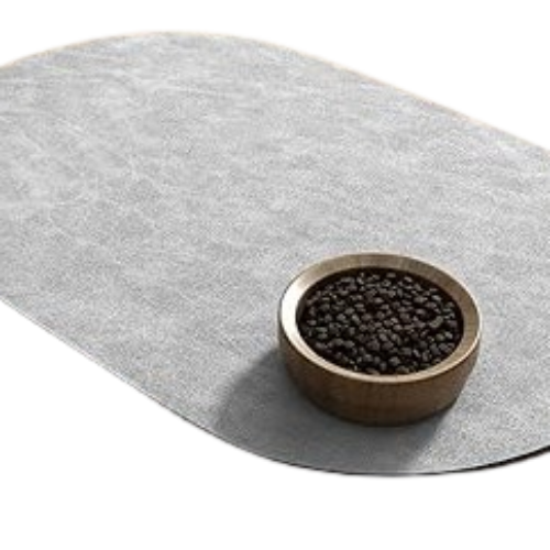 Absorbent Dog Food Mat-Cat Dog Mat for Food and Water Bowl, Quick Dry Pet Food Mat, No Stains Dog Feeding mat, Dog Accessories Pet Supplies Mat-Dog Water Bowl Mat for Messy Drinkers