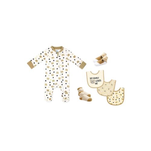3 Stories Trading Company Baby Unisex 6-pc. Baby Clothing Set