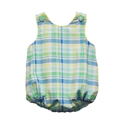 Baby Boy’S Christopher Garden Plaid Sunsuit In Multi