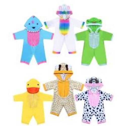 ARTST Doll Clothes 12 inch Baby Doll Clothes[6 Sets Animal Styling ] for 10 inch Dolls /11 inch Baby Dolls/ 12 inch Baby Dolls (6 Set)